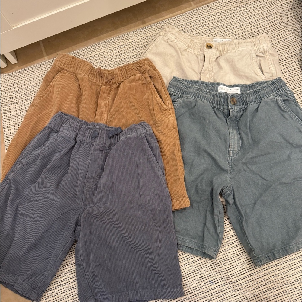 Zara boys shorts bundle size 9/10